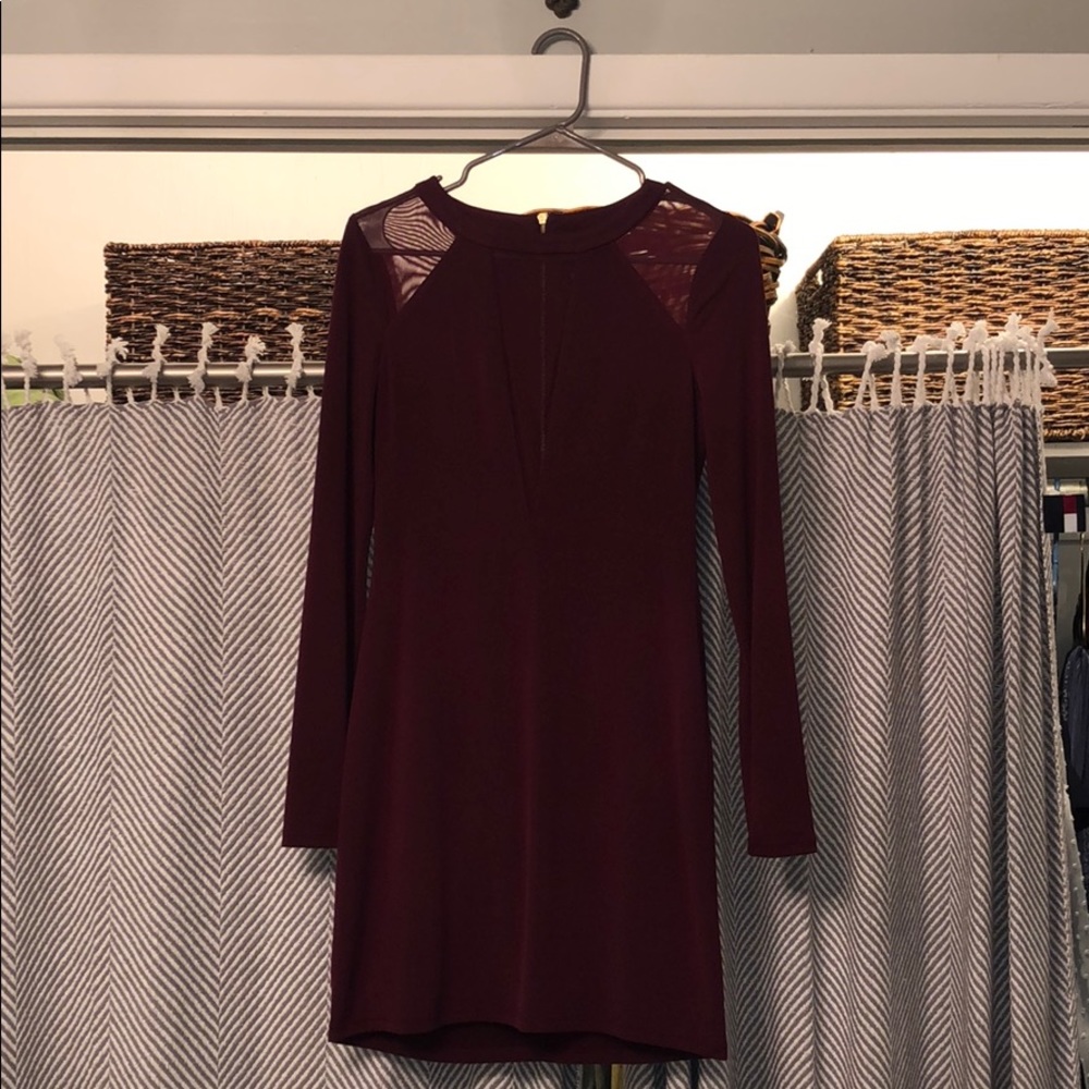 Express maroon Dress